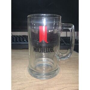 VINTAGE, MICHELOB GLASS BEER MUG,  5.5 “ TALL, VERY NICE!